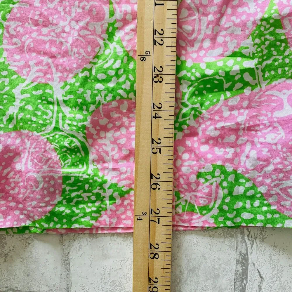 Lilly Pulitzer McCallum Limeade Cheat Ya Pink Green Tie Back Mini Sundress Sz 2 - Picture 11 of 11